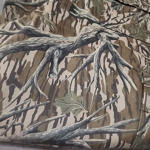 Vintage NRA Camo XL- 42 X 32  Pants Made In USA Mossy Oak W Tag - Picture 2 of 11